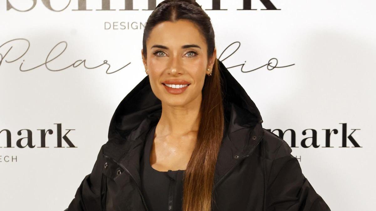 Pilar Rubio posando presentacion nueva colaboracion deportiva