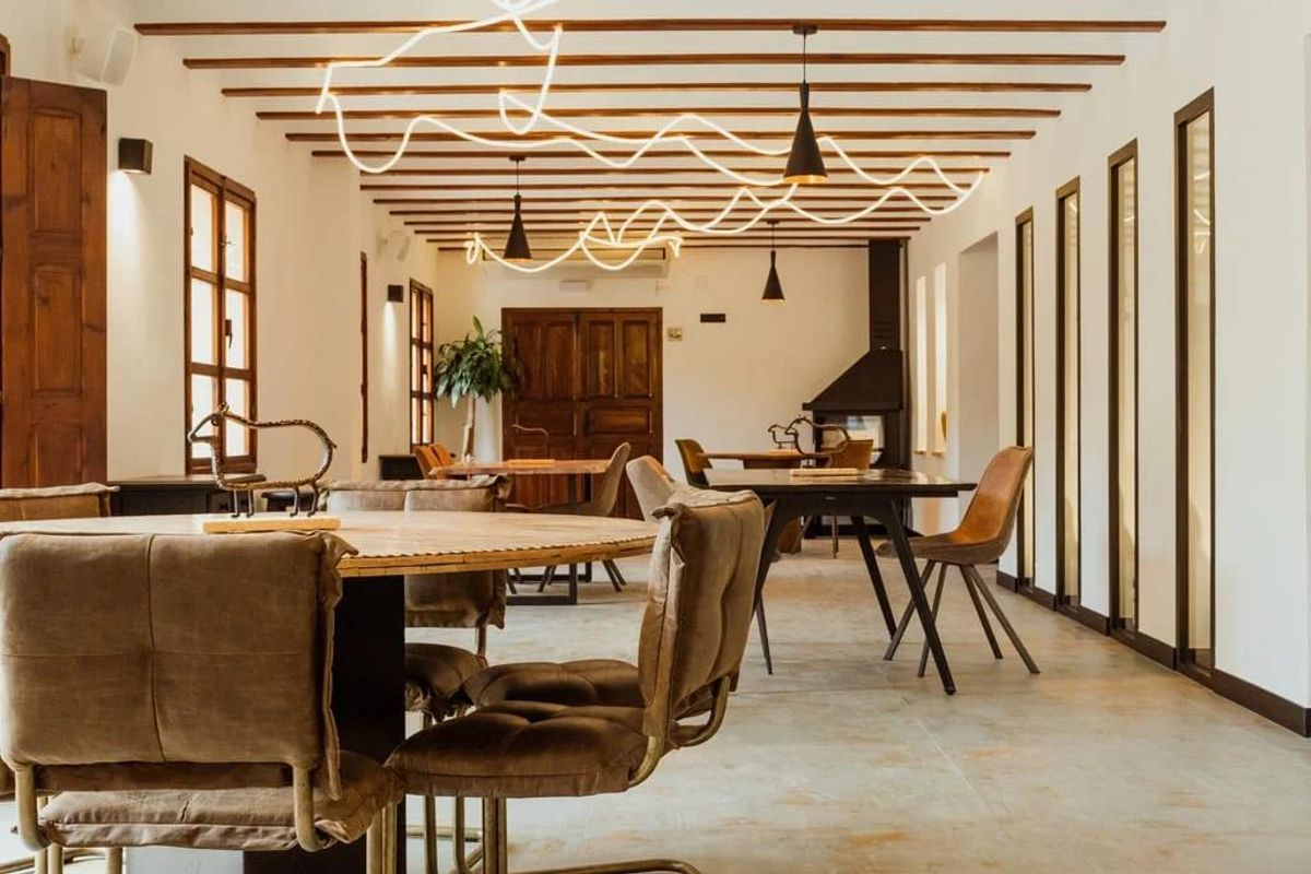 Interior del restaurante Casa Borrego