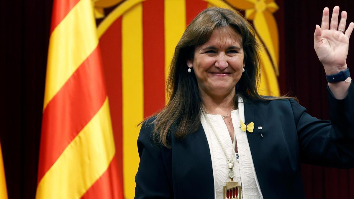 Laura Borràs, presidenta del Parlament.