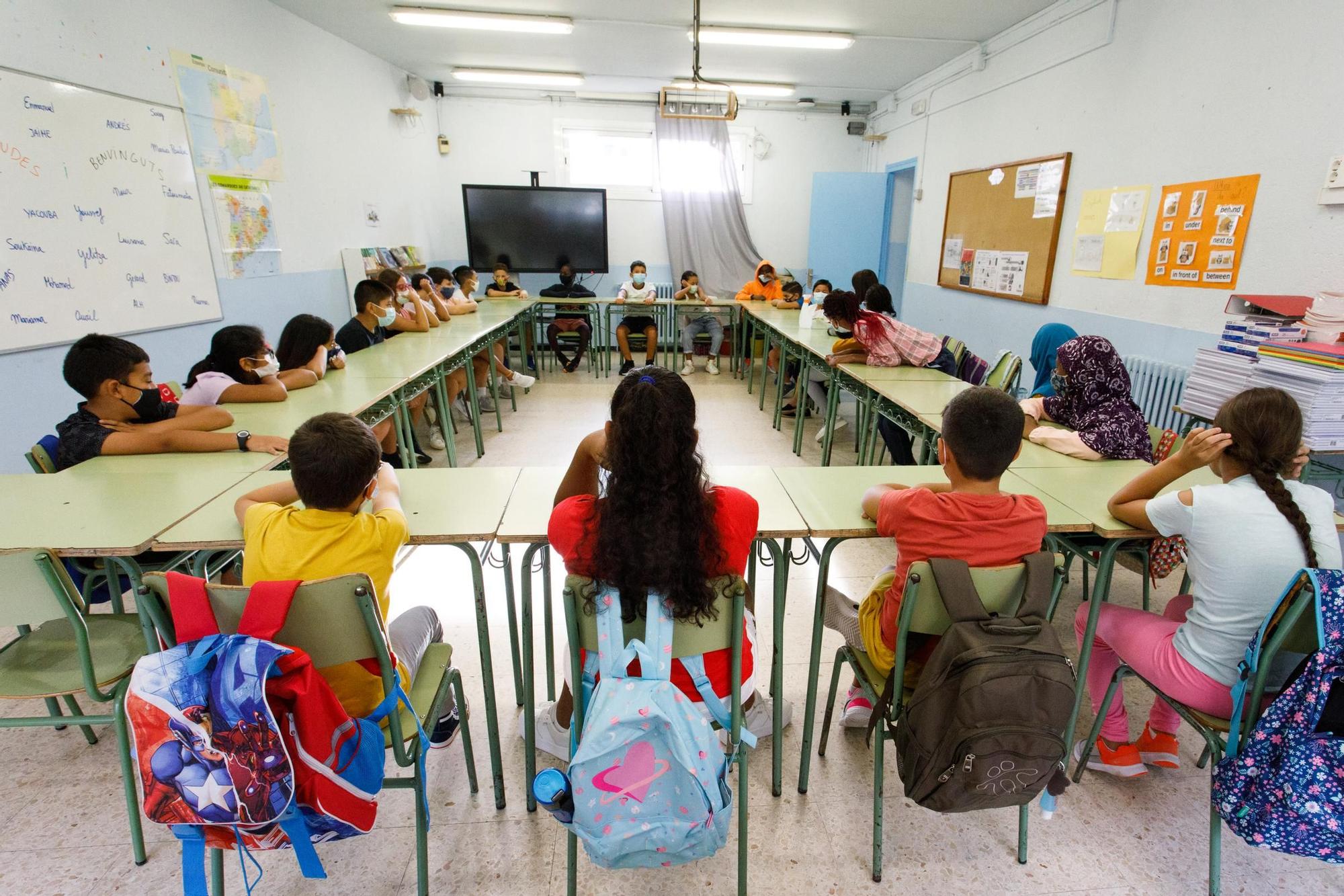 Comienza el curso escolar en Granollers, un día después que en el resto de  Catalunya