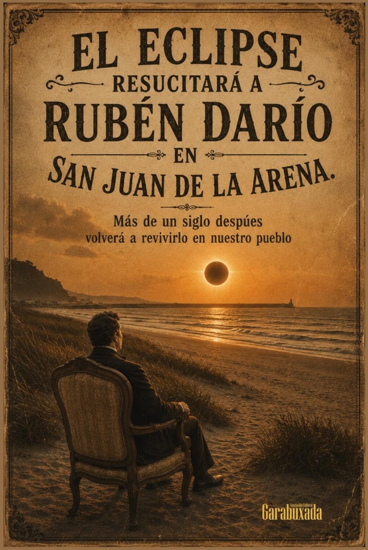 Cartel del programa de actividades de Garabuxada en La Arena.