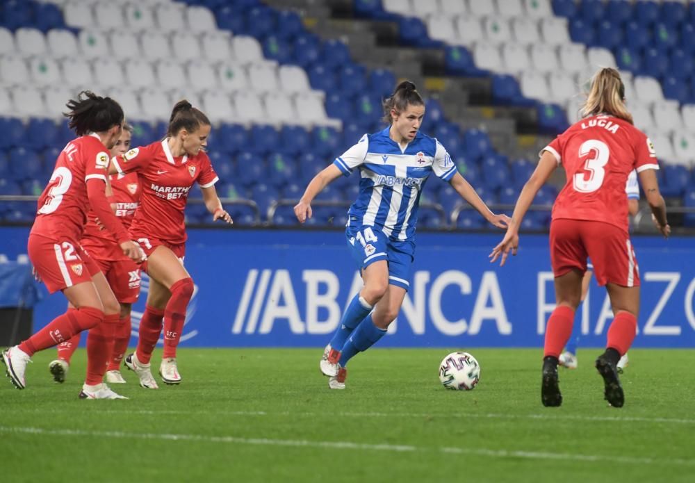 El Dépor Abanca cae en Riazor ante el Sevilla