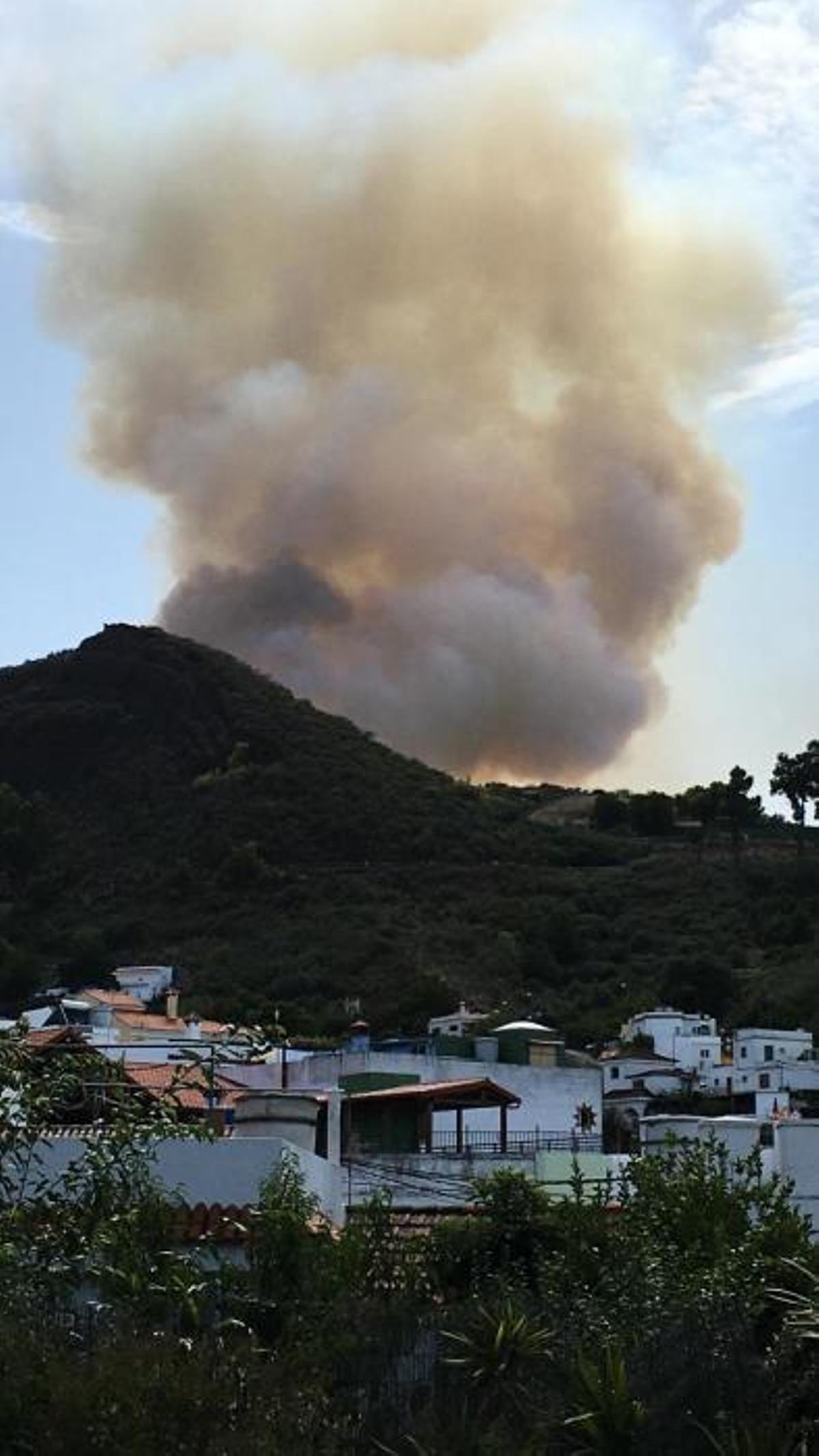 Perspectivas del incendio de Valleseco 17-08-19 Perspectivas del incendio de Valleseco 17-08-19