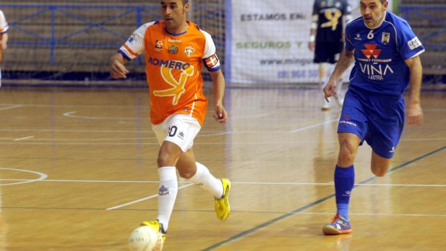 Sergio Rivero, en un partido de la pasada temporada en el Pabellón Central.