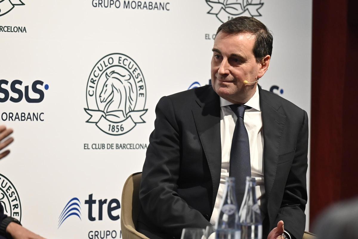 Toni Ruiz, presidente y consejero delegado de Mango, en el Círculo Ecuestre de Barcelona