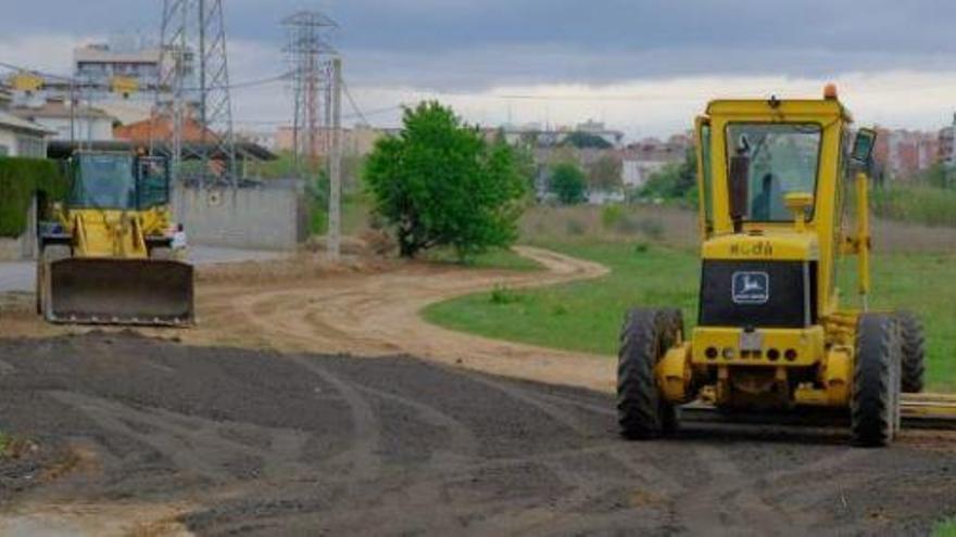 Les obres als terrenys on s&#039;ha de construir