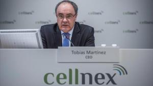 Tobías Martínez, consejero delegado de Cellnex.