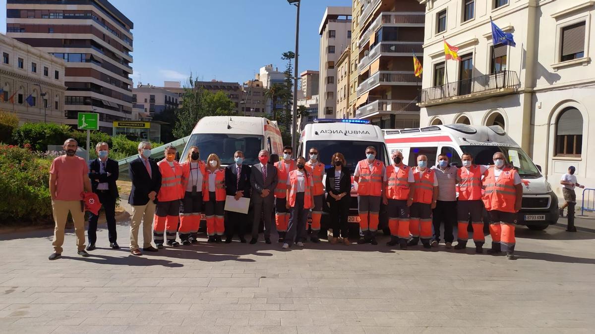 Una imagen tomada tras la entrega de las medallas