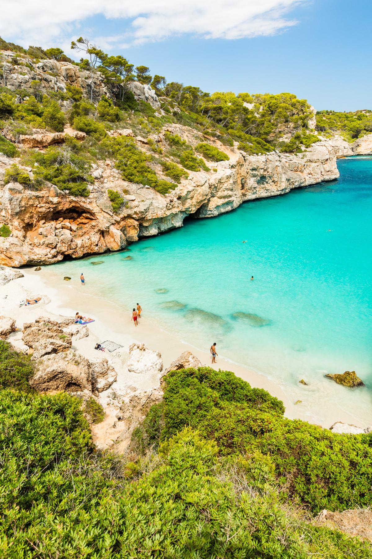 Caló des Moro, una de las calas más bonitas de Mallorca.