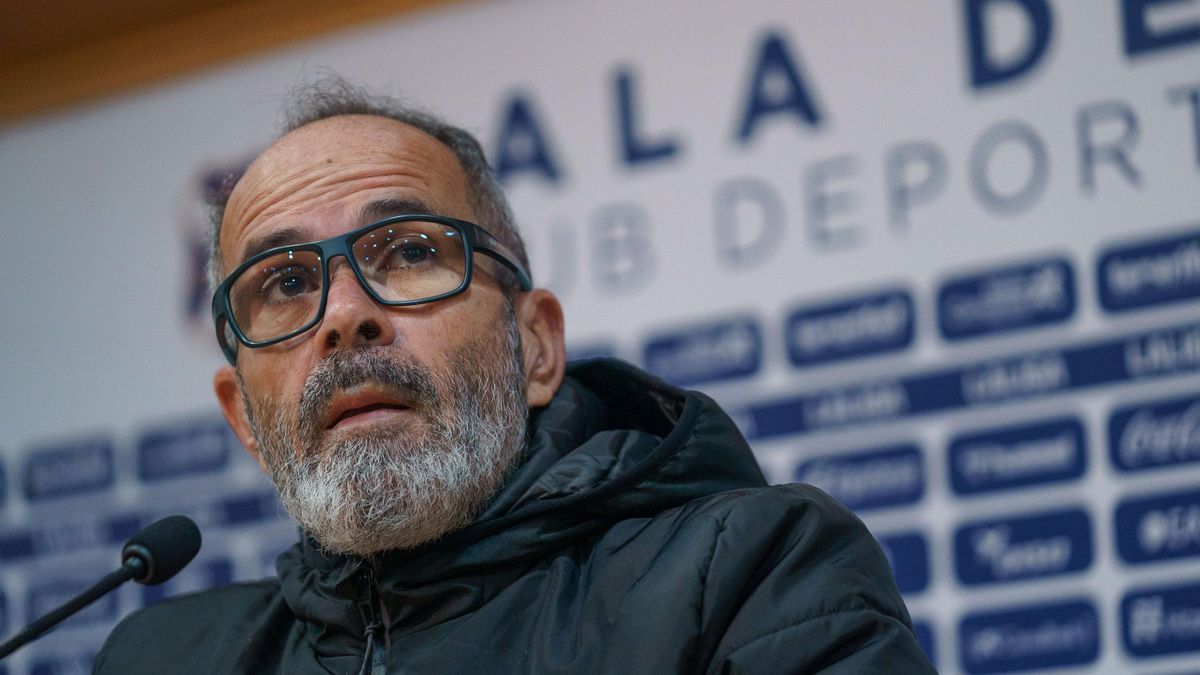 Álvaro Cervera, en la rueda de prensa de este sábado.