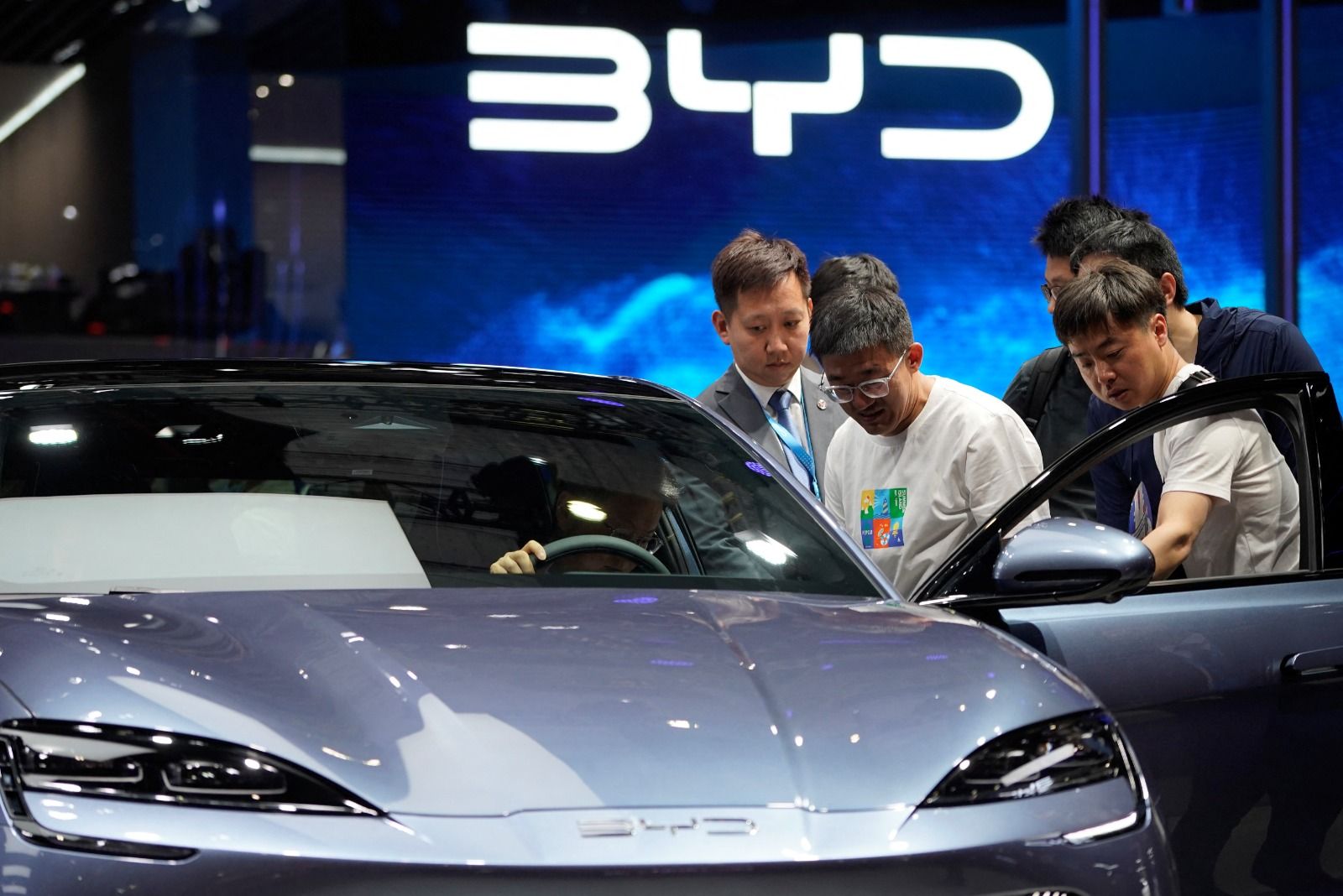 Modelo de coche eléctrico de la la compañía BYD