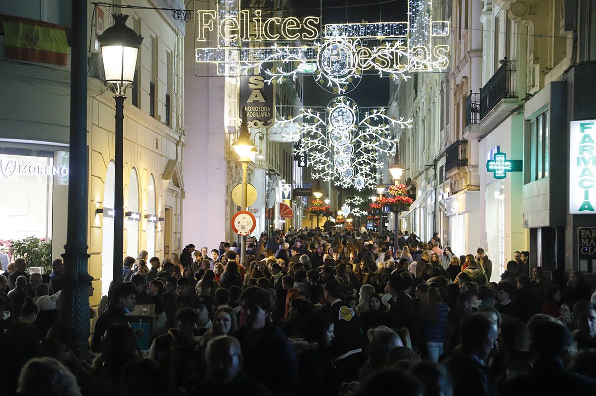 Encendido del alumbrado de Navidad en Córdoba