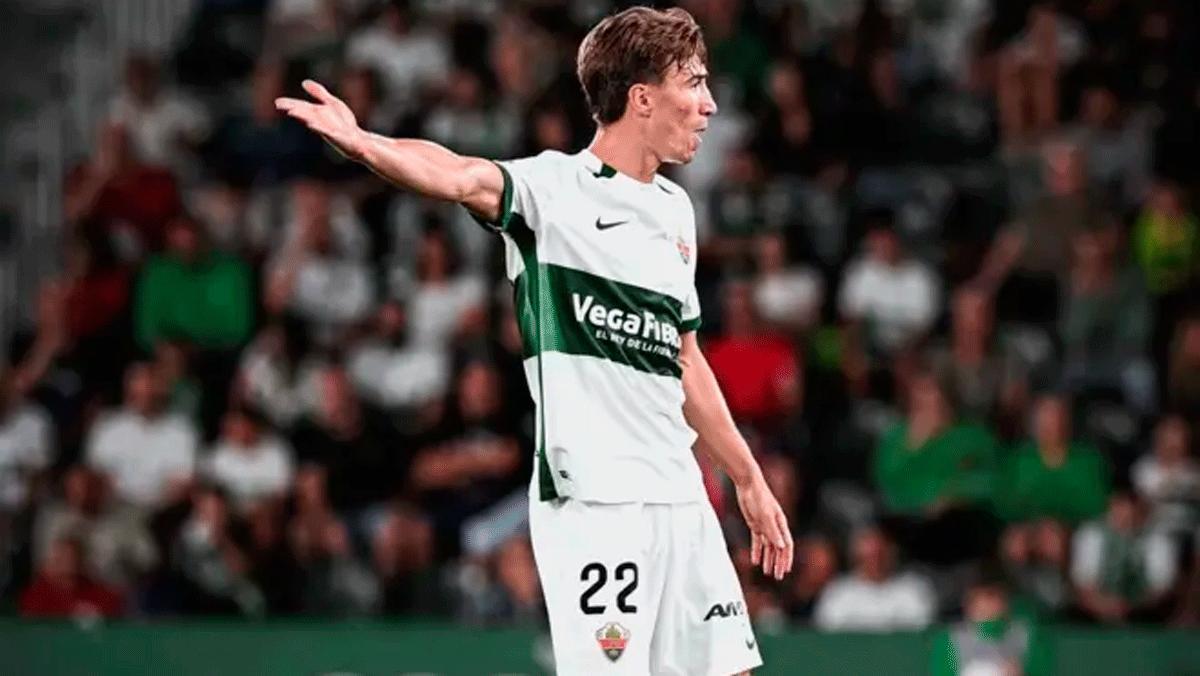 Affengruber, el líder de la defensa del Elche