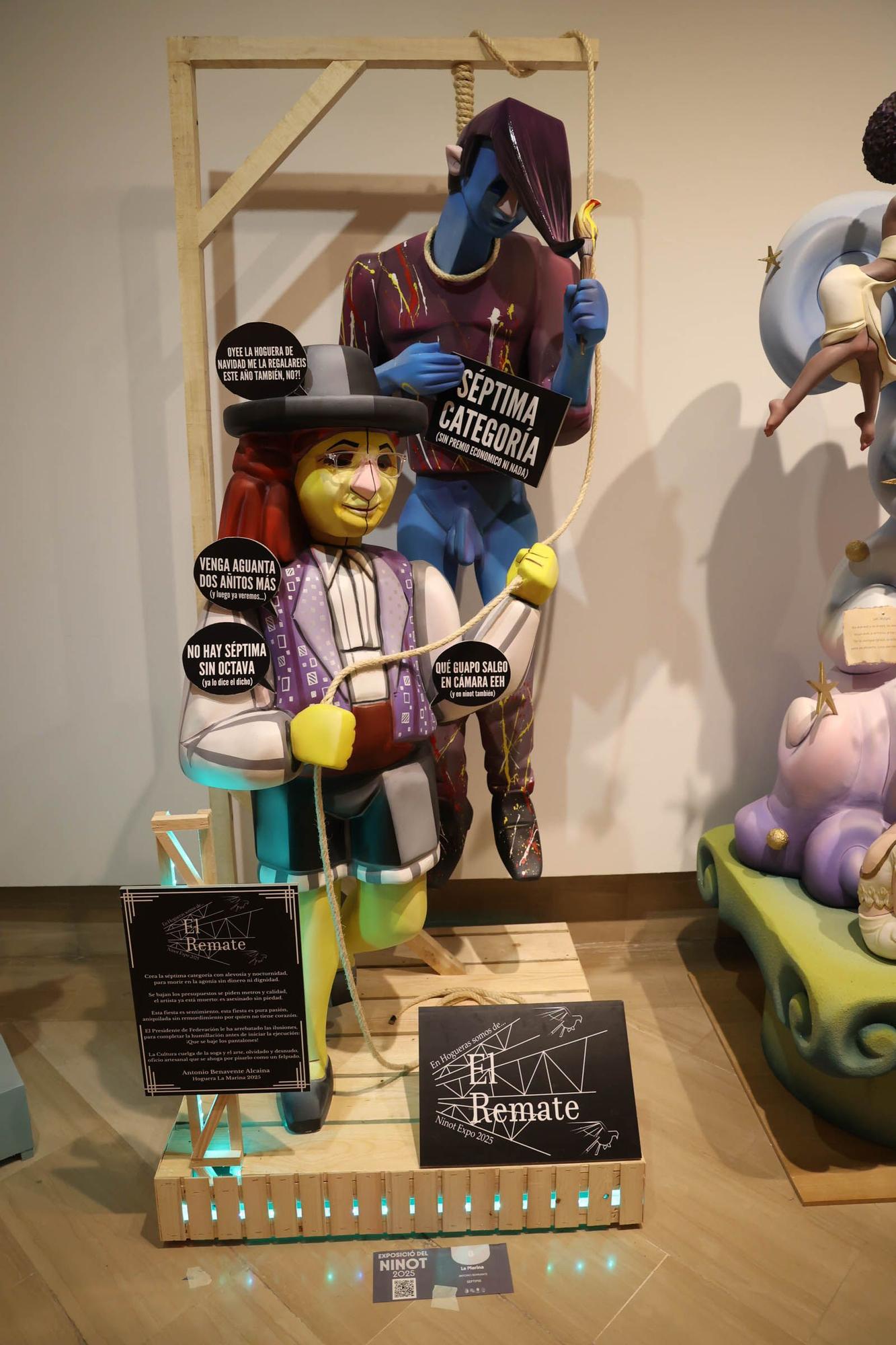 Exposición del Ninot adulto de las hogueras 2025