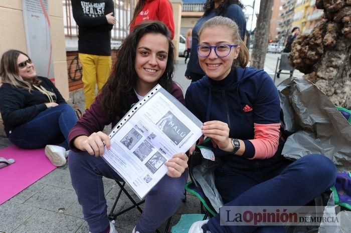 Colas para el concierto de Malú