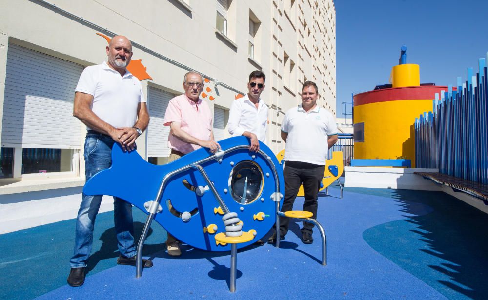 El Hospital General de Alicante crea un parque infantil para los menores ingresados