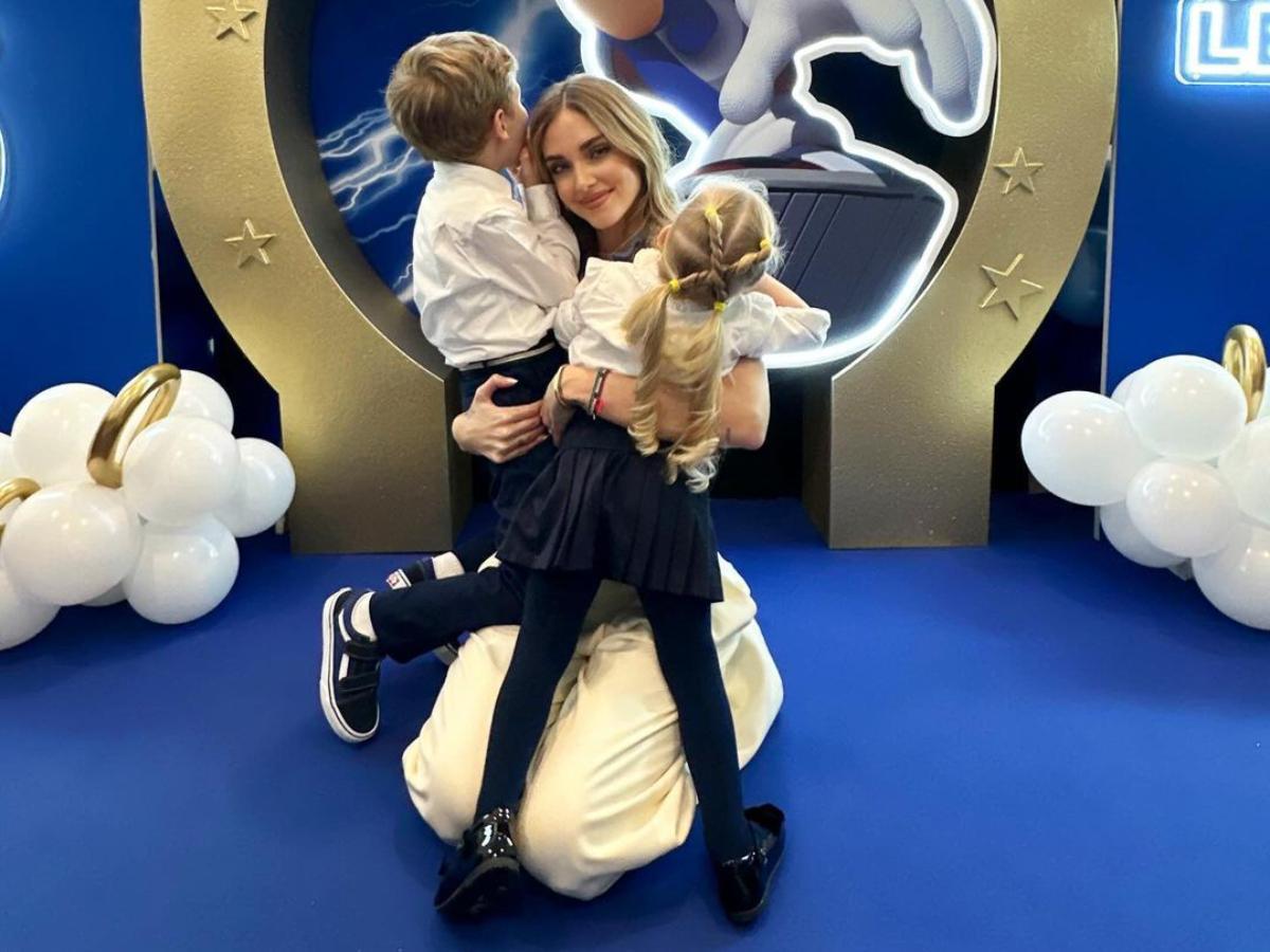 Chiara Ferragni tapa la cara de sus hijos en Instagram