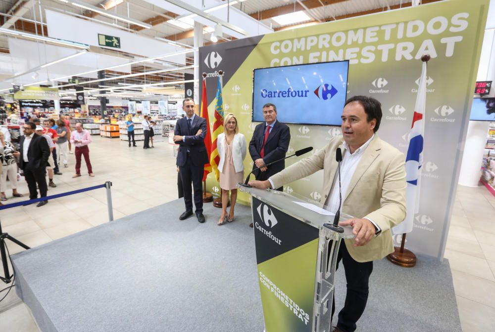 Carrefour reinaugura su supermercado en Finestrat