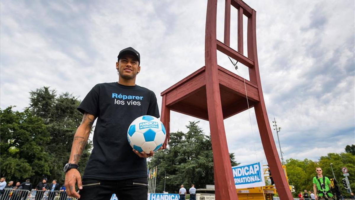 Neymar vivió otro día grande en Ginebra