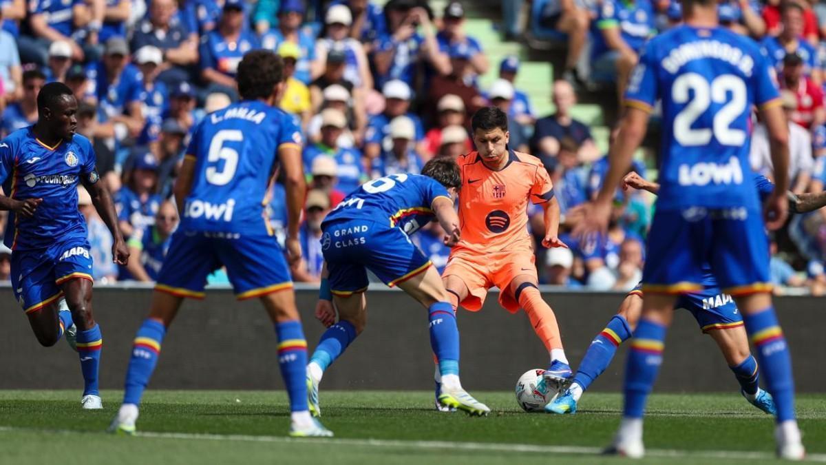 el sustituto de Lamine cumplió sin brillar ante el Getafe el sustituto de Lamine cumplió sin brillar ante el Getafe