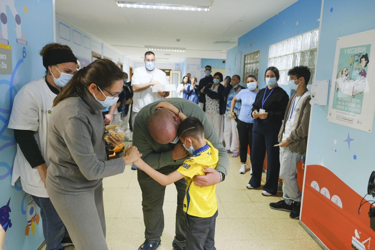 Elías, un niño grancanario de siete años, supera la leucemia Elías, un niño grancanario de siete años, supera la leucemia