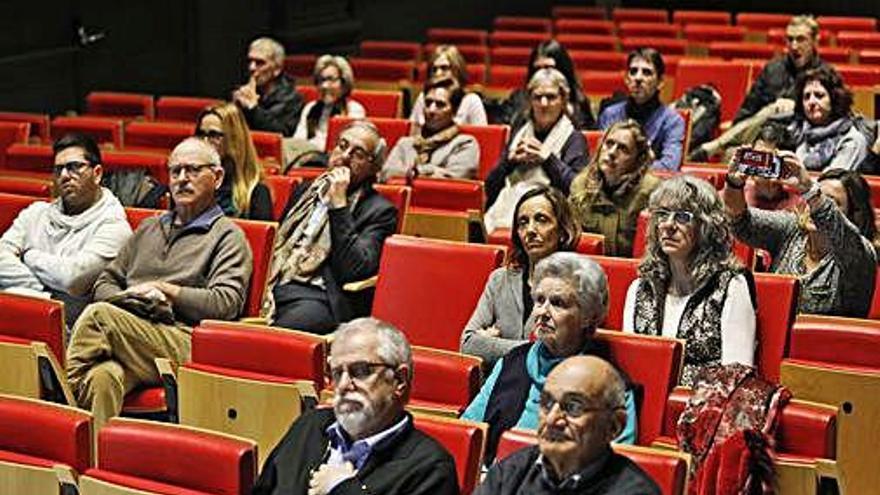 Un moment de l&#039;acte, a l&#039;auditori Josep Irla de la Generalitat.