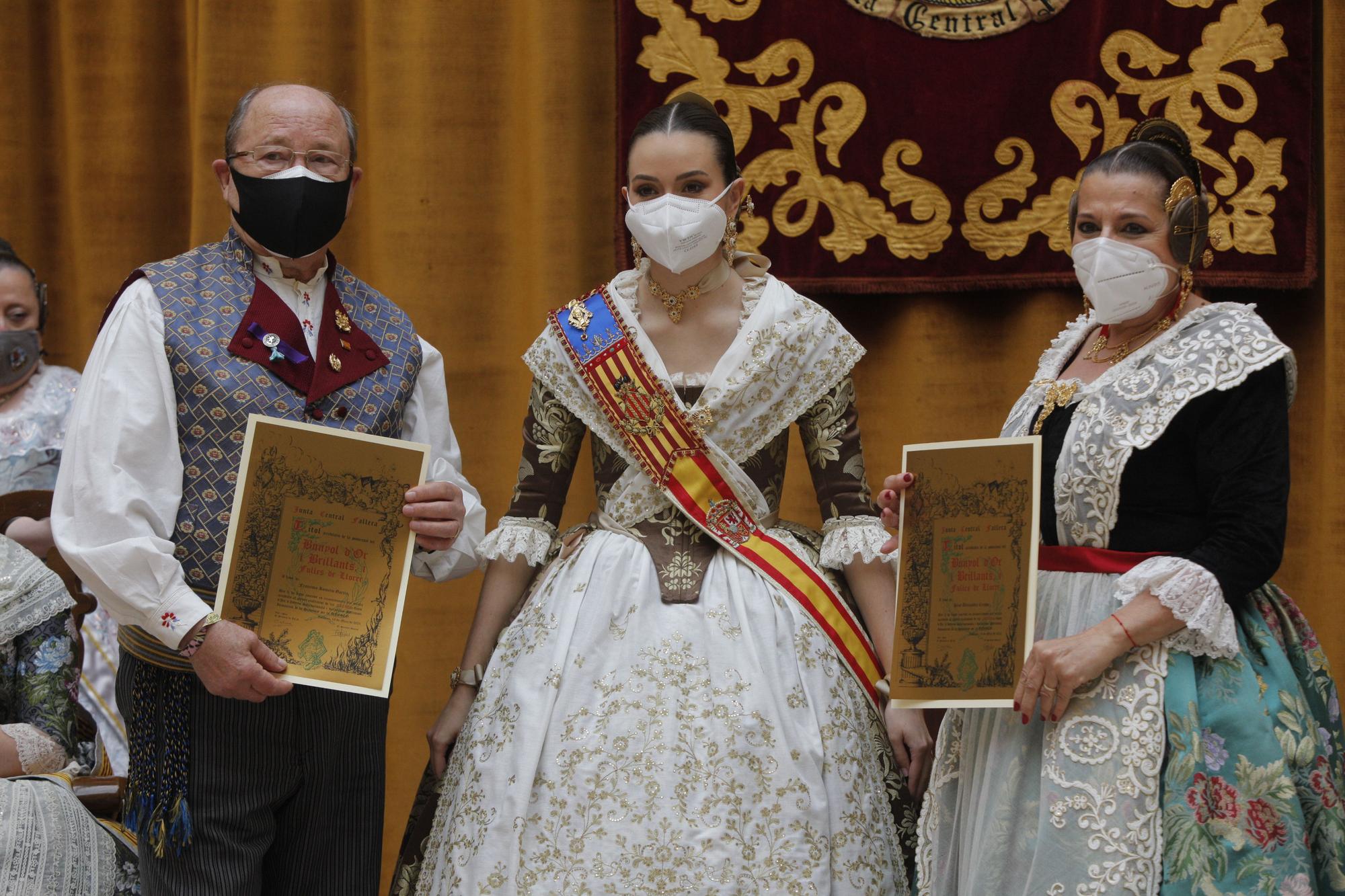 Las dos sesiones de homenaje de "brillants" en las fallas de Jesús