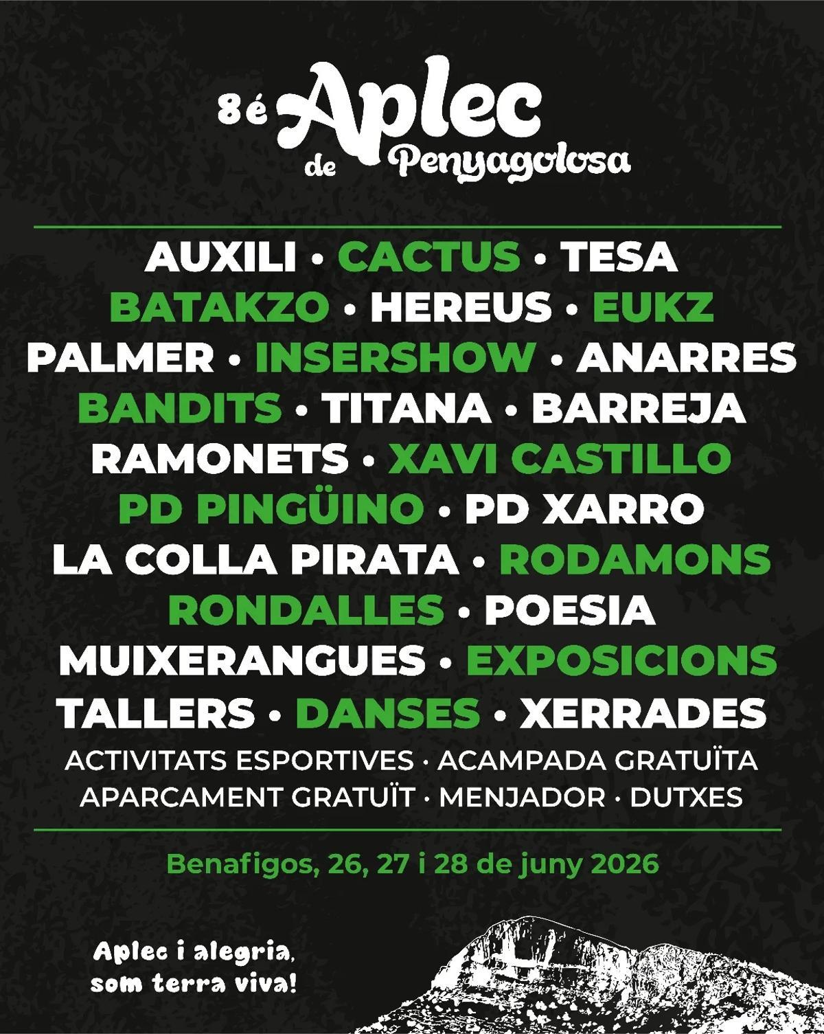 Cartell de l'Aplec de Penyagolosa.