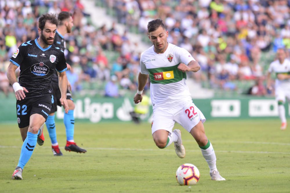 La victoria del Elche ante el CD Lugo en imágenes