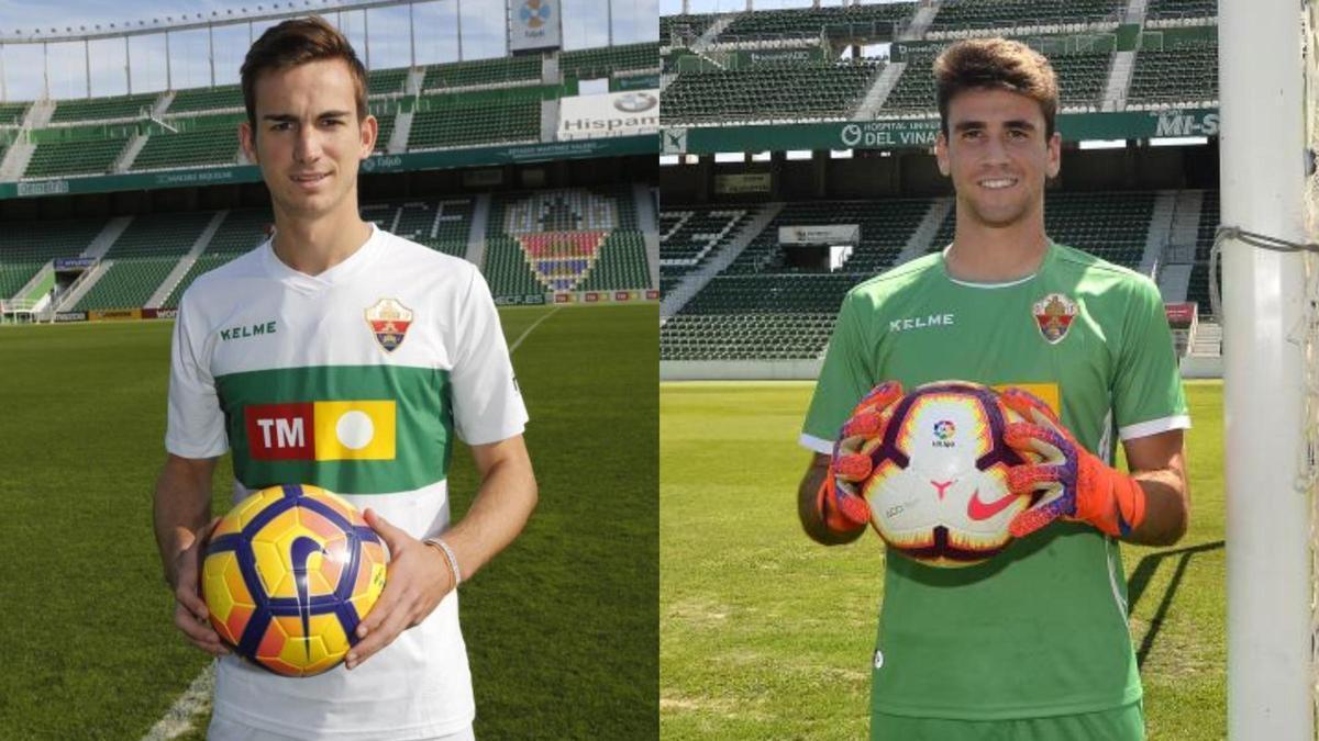 Fabián y Unai Simón, los días que fueron presentados en el Elche