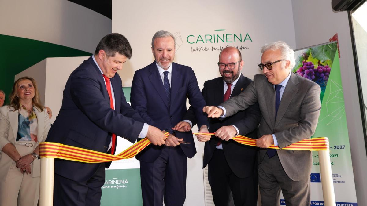 Inauguración Cariñena Wine Museum, este miércoles.