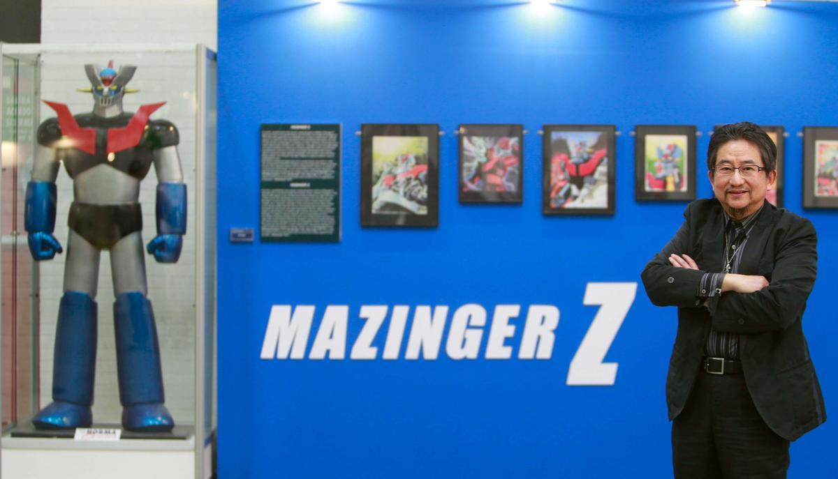 Go Nagai, creador de 'Mazinger Z', en el Salón del Cómic de Barcelona en 2012.