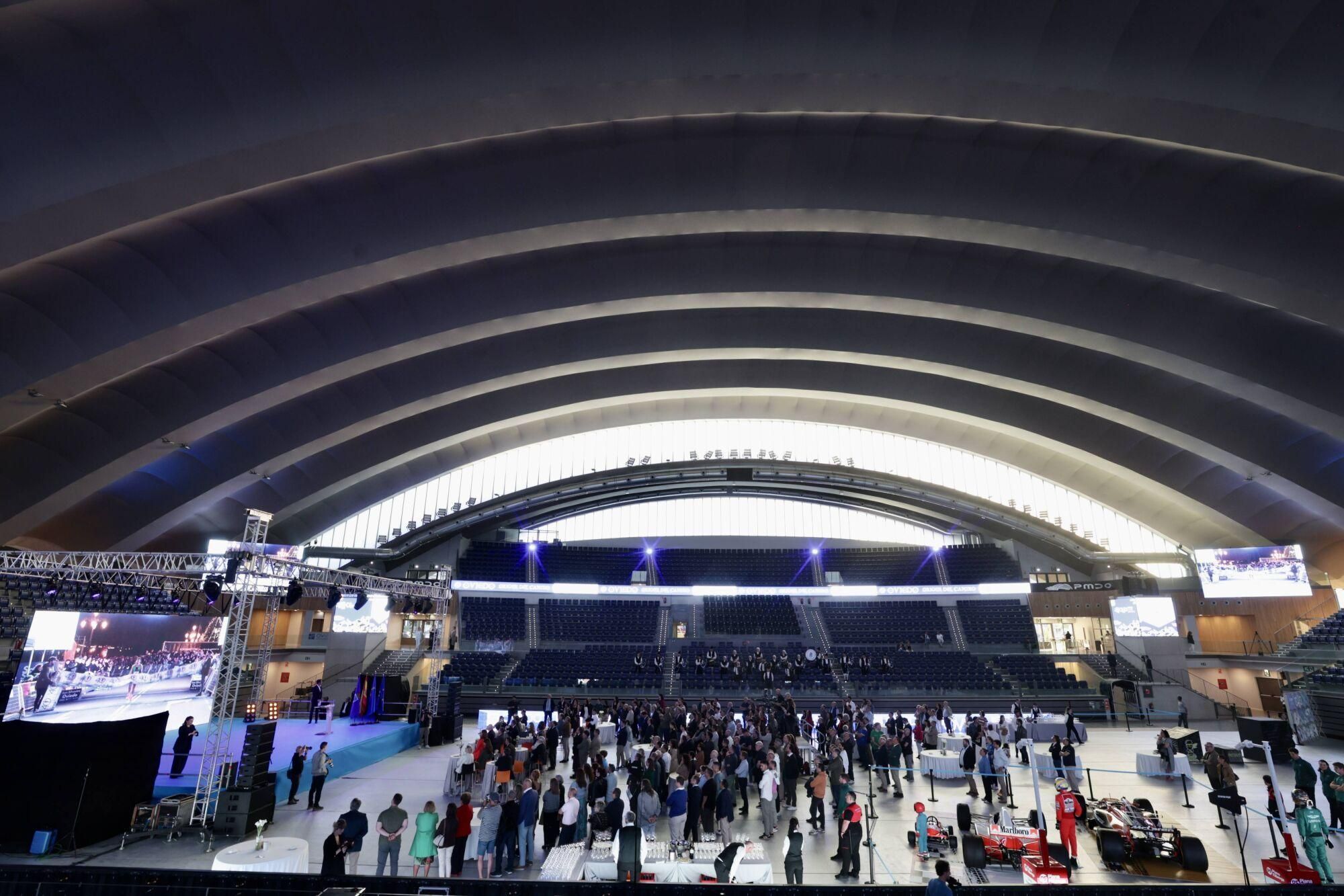 El Palacio de los Deportes de Oviedo, escenario del examen final para ser Ciudad Europea del Deporte