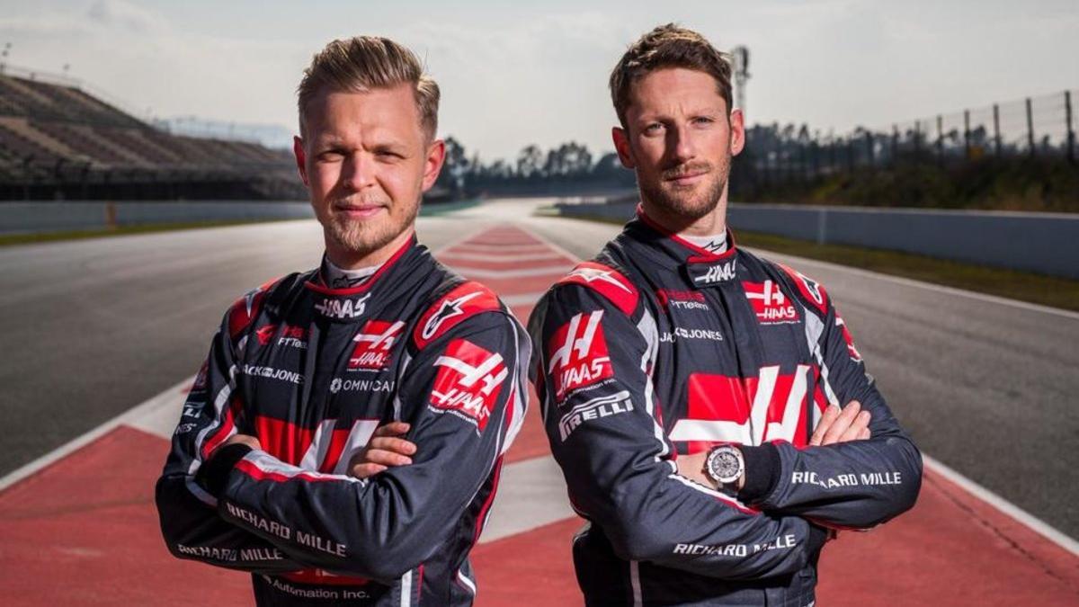 Magnussen y Grosjean abandonarán Haas a final de temporada