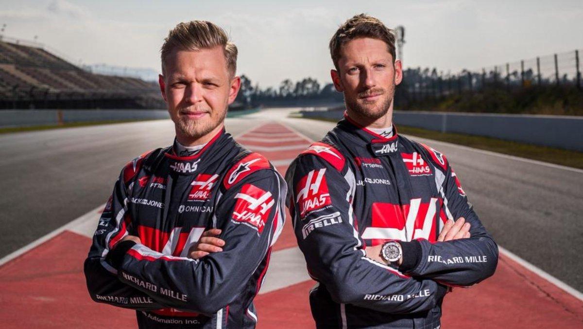 Magnussen y Grosjean abandonarán Haas a final de temporada