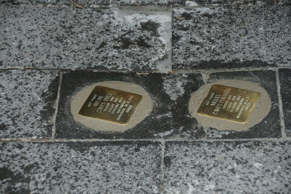 Manresa posa les primeres plaques Stolpersteine