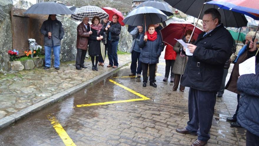 Homenaje a las vícitimas de Ribadelago.