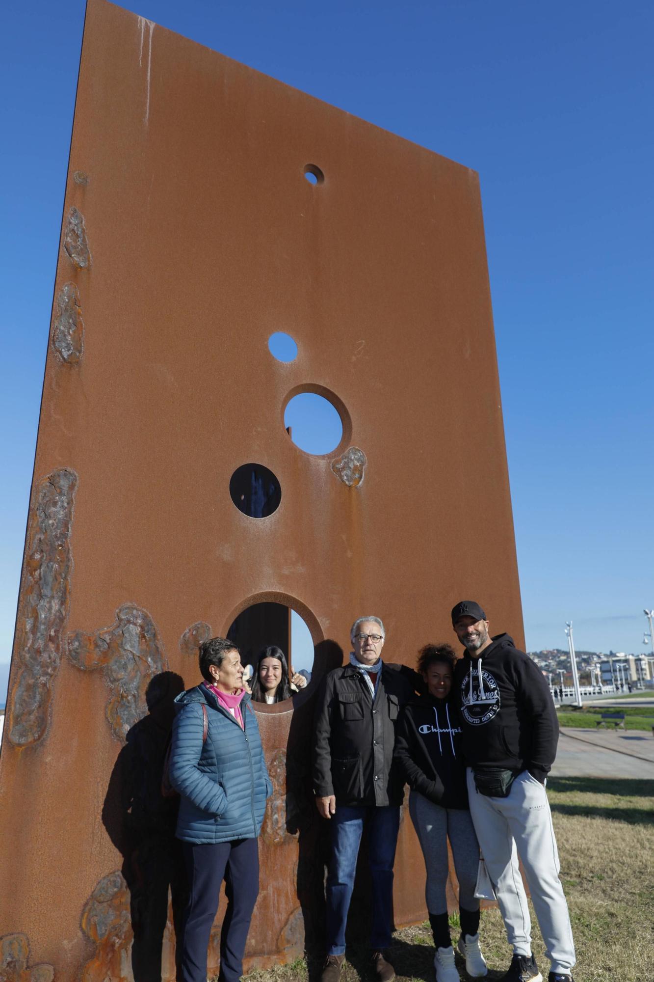 Las "chaponas" del paseo marítimo de Gijón cumplen 25 años