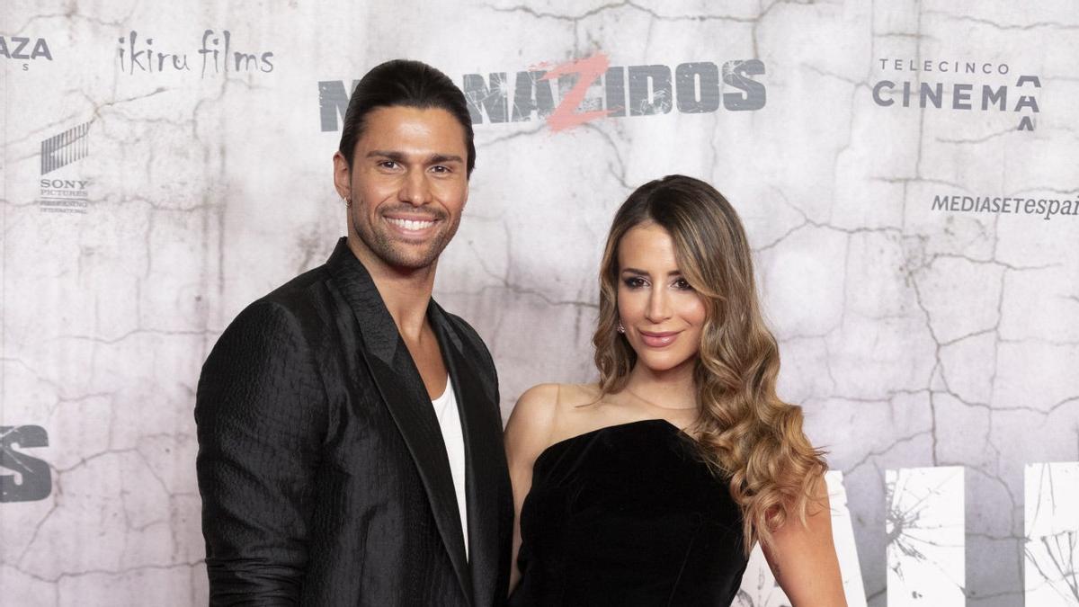 Cristina Porta y Luca Onestini en la premier de 'Malnazidos'