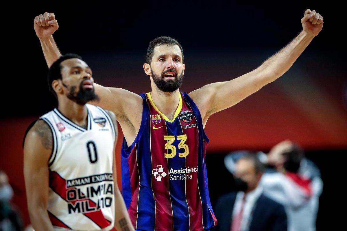 Nikola Mirotic está muy a gusto en el Barça