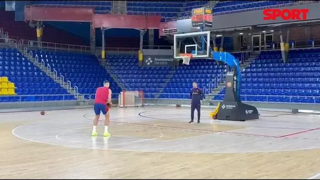 Willy Hernangómez y el trabajo específico junto a Rafa Martínez