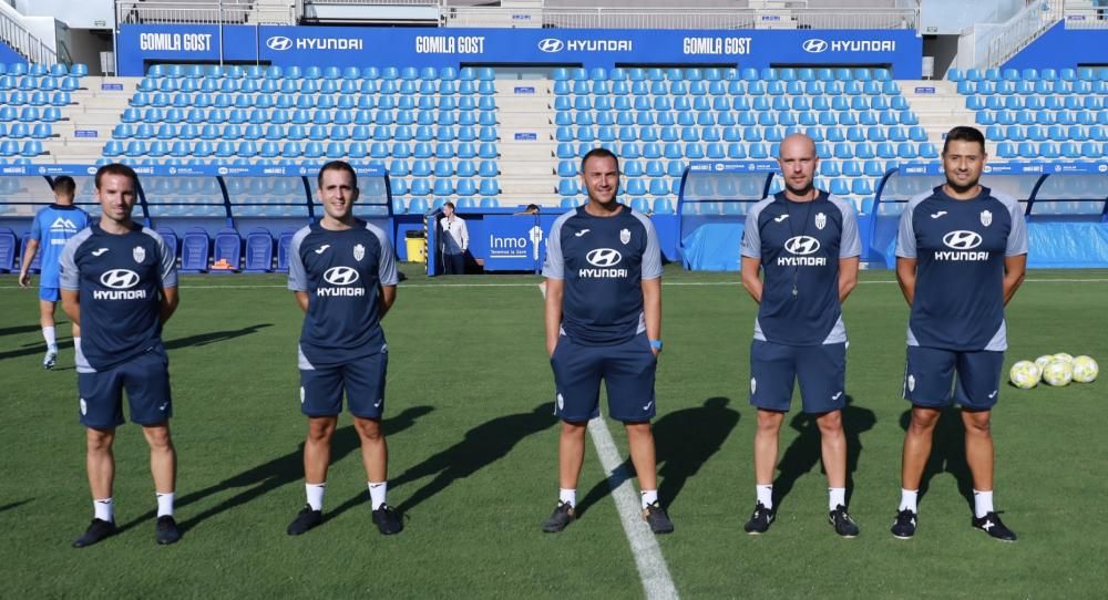 Primer día de trabajo del Atlético Baleares de Jordi Roger