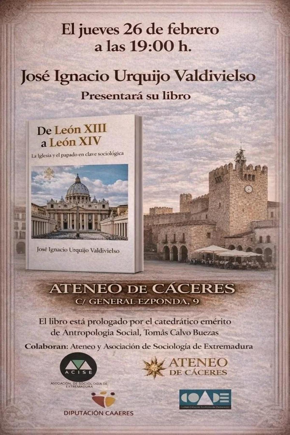 Cartel oficial de la presentación.