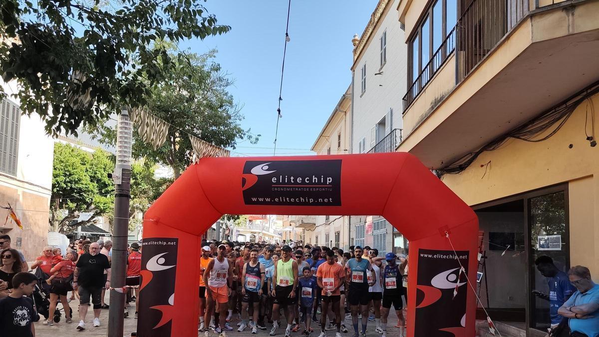 Imagen de la salida en Son Servera.