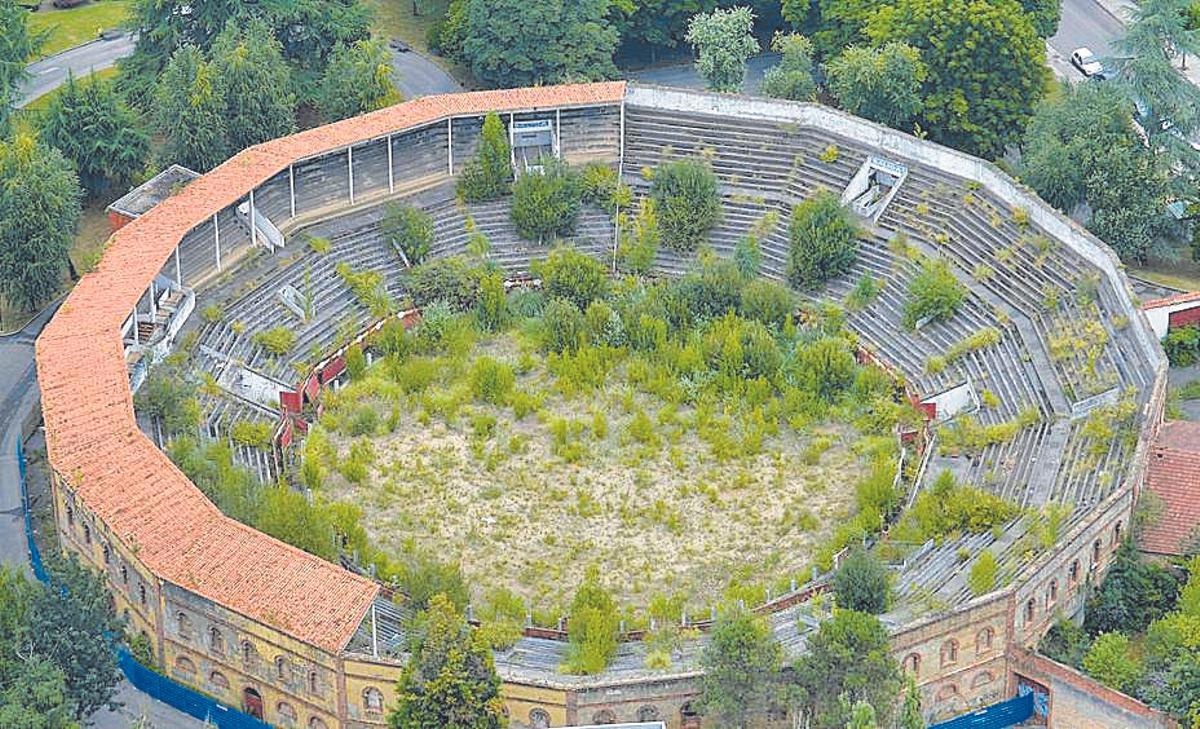 Estado de la plaza de toros de Buenavista