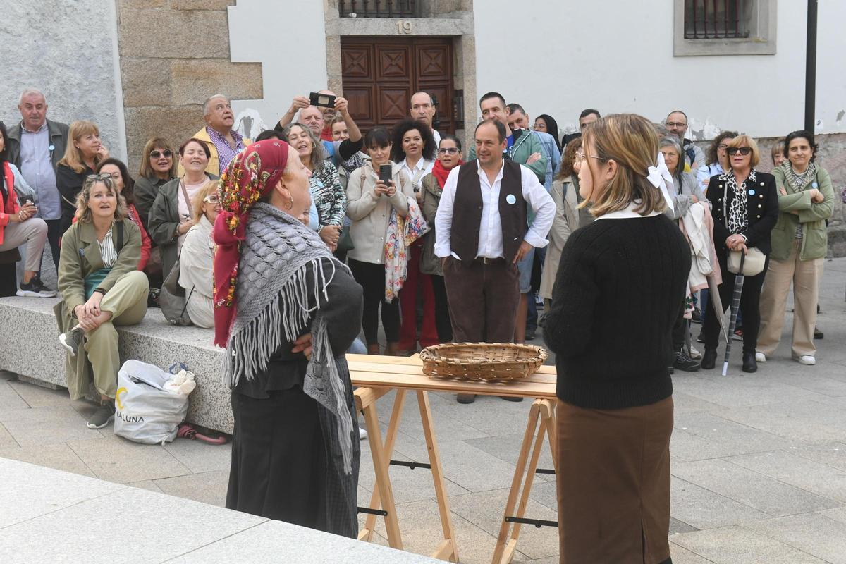 Teatro en la calle sobre el pasado marino de A Coruña