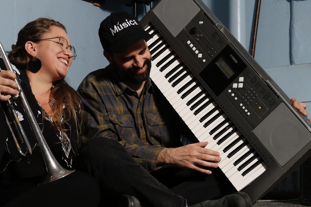 La trompetista Rachel Therrien y el pianista Albert Marques, en una imagen promocional.