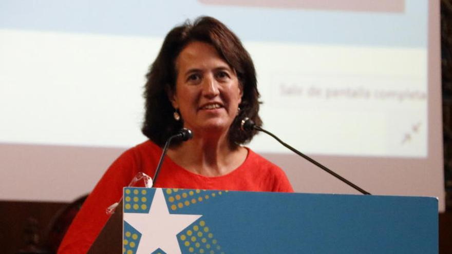 La presidenta de l&#039;ACN, Elisenda Paluzie, en les jornades de no violència