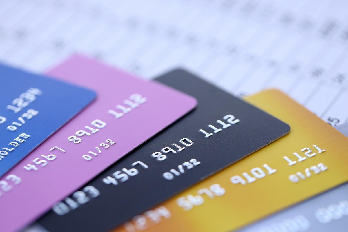Varias tarjetas de crédito