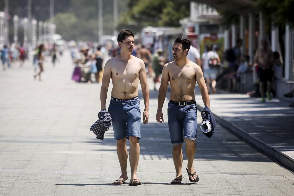 Ola de calor en Asturias